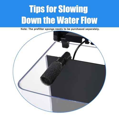 AQUANEAT Fish Tank, 1.2 Gallon Aquarium, Small Betta Fish Tank Starter Kit with LED Light and Water Filter Pump, Rectangular by AQUANEAT - Image 8