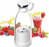Efficienza: Questo è un potente frullatore personale ad alta velocità con 4 lame extra affilate in acciaio inox, il frullatore personale è veloce e durevole per un frullato nutriente in 30 secondi.