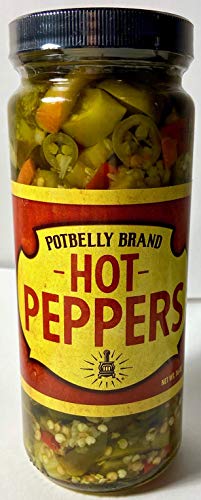 Potbelly Sandwich Shop Brand Hot Peppers 16 Oz (1 Jar)