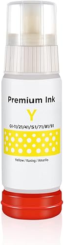 Miniatura 5 de Omera Repuesto de tinta compatible para botella de repuesto para impresoras Canon GI-21 GI21 de tinta de tinte para Canon G3260 G2260 G1220 todo en