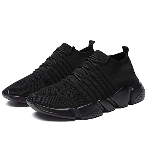 Image of GSLMOLN Mens Womens Fashion Sneakers Unisex Slip on Ultra-Sock Knit Soft Sole Breathable Lightweight Casual Walking Shoes