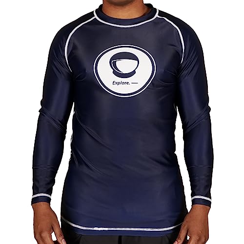 Chaos and Order Explorer Series Astronaut Long Sleeve Rashguard - XL - Navy