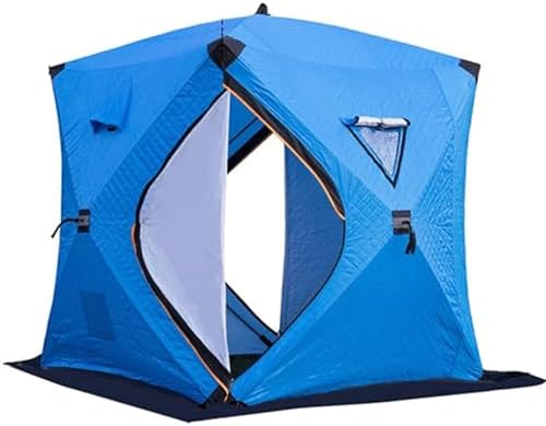 Portable Insulated Ice Fishing Tent - Pop-Up Hub Shelter with Thermal Protection & Carry Bag, Perfect for Winter Fishing Adventures