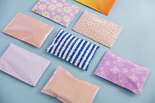 Image of Inspired Mailers - Poly Mailers 6x9-100 Pack - Purple Daisies - Small Shipping Bags - Polymailers 6x9 - Small Package Bags - 6x9 Mailing Bags for Shipping - 6x9 Mailers