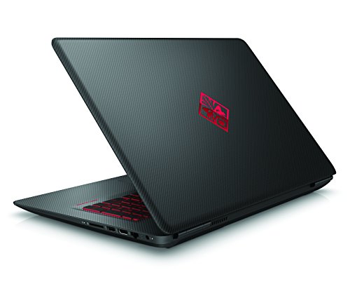HP Omen 17-w001ns - Ordenador Portátil Gaming de 17.3" FullHD (Intel Core i7-6700HQ, 8 GB RAM, 1 TB HDD + 128 GB SSD, NVIDIA GeForce GTX 960M GDDR5 4 GB, Windows 10); Negro Brillante - Teclado QWERTY Español