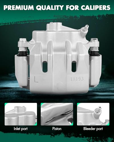Image of SCITOO - Front Left Disc Brake Caliper Assembly with Bracket For Lexus Model - For ES300 2002-2003,For ES330 2004-2006 19-B2830