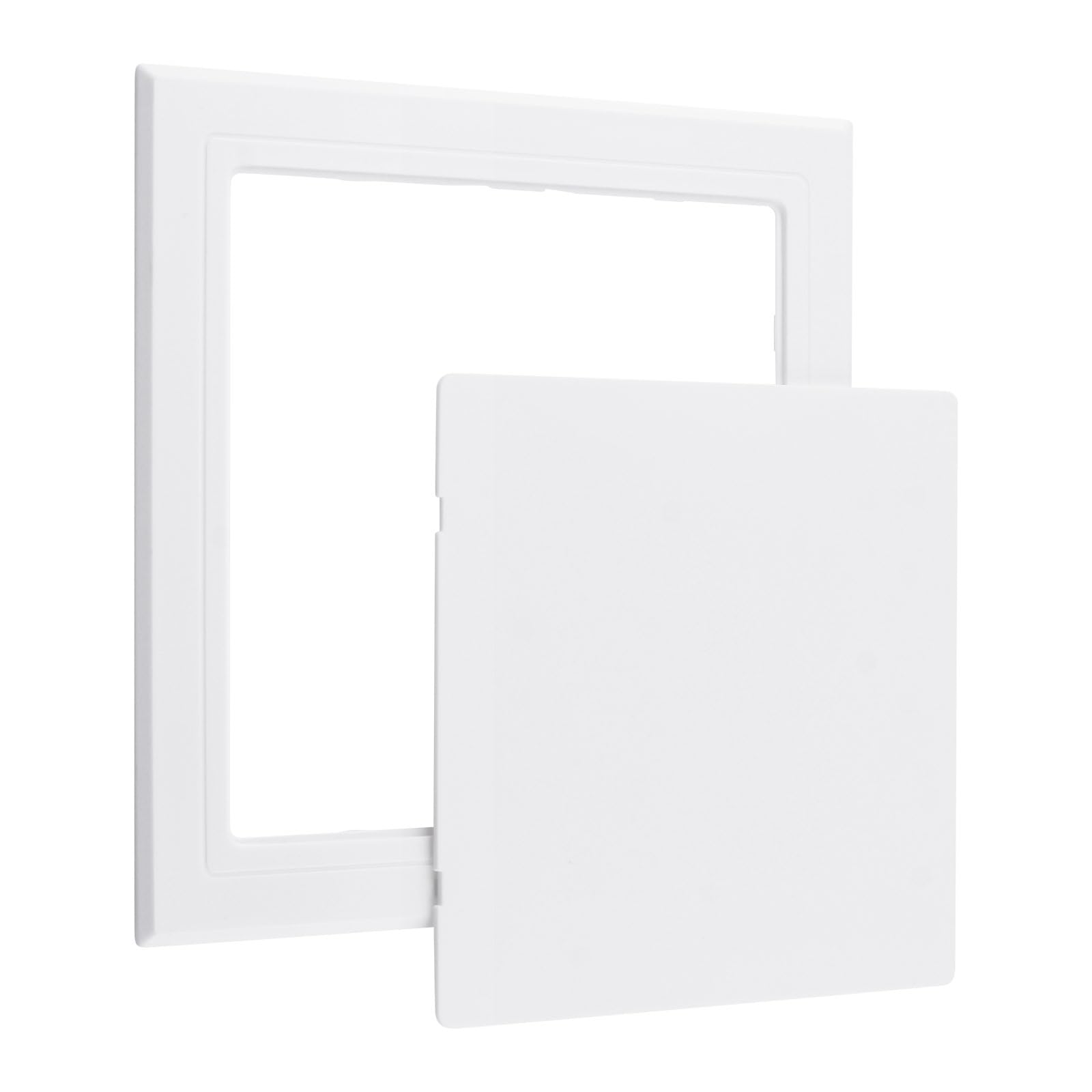 UFURMATE Self Adhesive Access Panel for Drywall 8 x 8 inch Surface-Mounted Wall Hole Cover Inspection Door for Plumbing & Electrical Cables & Wiring (White) — image 1