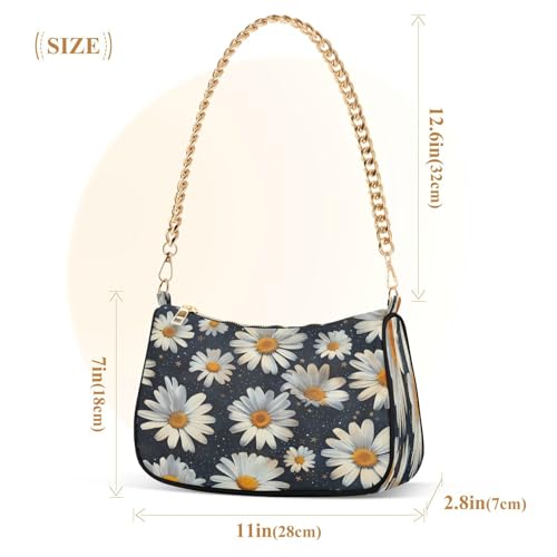 Bolsos bandolera para mujer, tipo hobo y tote, clutch pequeño con cierre de cremallera miniatura 4