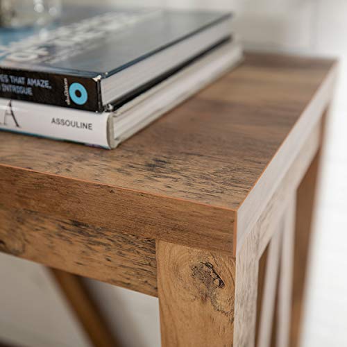 Walker Edison Furniture Modern Farmhouse Accent Entryway Table, 5