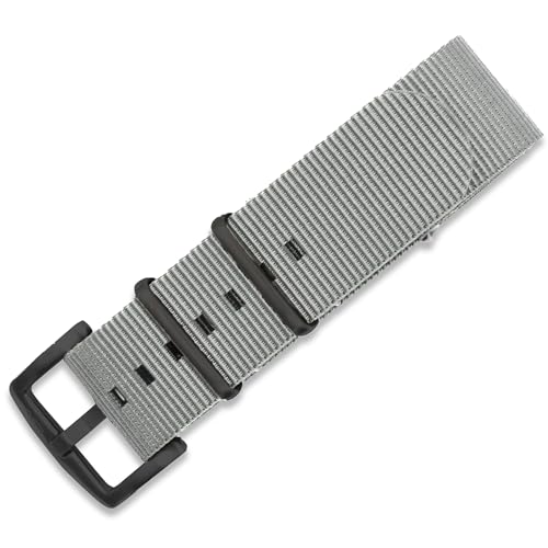 Image of BluShark - Original Collection Military-Style Waterproof Watch Strap, Fits All Timepiece Brands, Durable Nylon Wristwatch Accessories with Stainless Steel Buckle - 18mm, 20mm, 22mm & 24mm Watch Bands