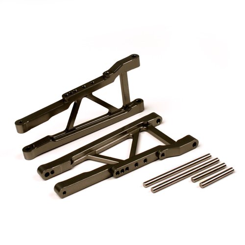 Atomik RC Alloy Front Lower Arm, Grey fits The 1/10 Slash 4X4 and Other Models - Replaces Part 3655X