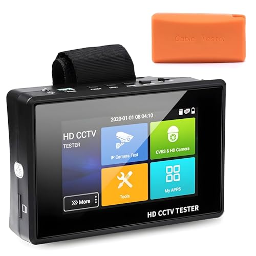 Image of 5-in-1 CCTV Tester 4 inch Touch Screen | Supports 4K IP, AHD, TVI, CVI, CVBS Cameras | Compatible with 720P /1080P /3MP /4MP /5MP | Security Camera Video Monitor & Testing Tool