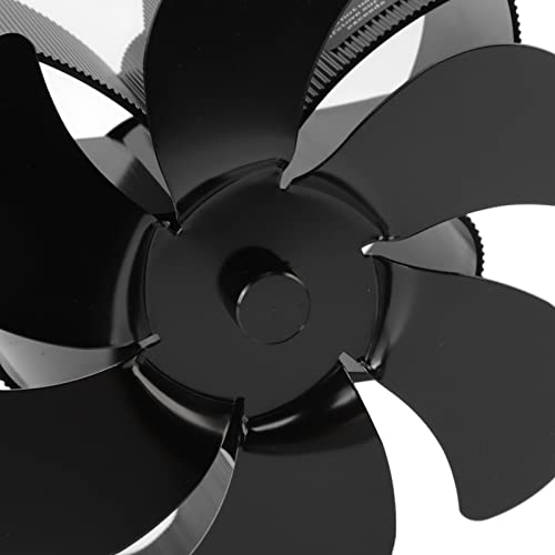 Ventilador de Calor de 6 Lâminas, Ventilador de Resistência para Lareira, Ventilador Ecológico para