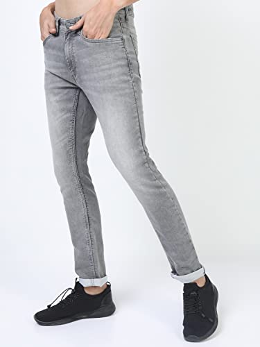 Image of KETCH Men Mid Rise Slim Fit Mid-Rise Jeans (Stretchable)