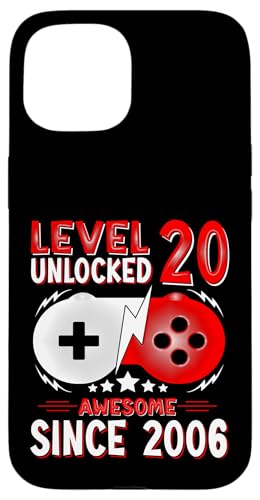 Level 20 Unlocked Birthday 20 Years Old Gifts 20th Birthday �X�}�z�P�[�X iPhone 15 �p