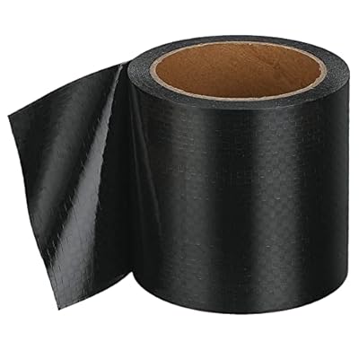 Frienda RV Underbelly Tape RV Underbelly Material Corrugated Waterproof Flex Mend Belly Tape Thick Adhesive Patch Sealing Mobile Home Camper Travel Trailer Tear Repair(1 Pack,4 Inch x 33 Feet)