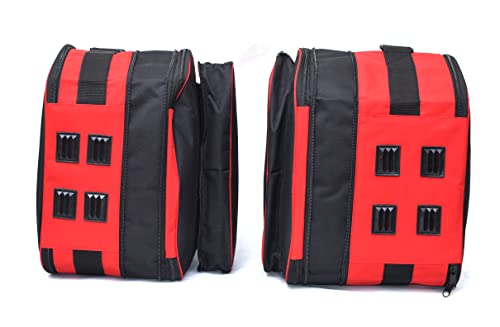 Bolsas internas para alforjas GREAT BIKERS GEAR para Multistrada 1200 desde 2015 1260 950 Rojo/Negro miniatura 5