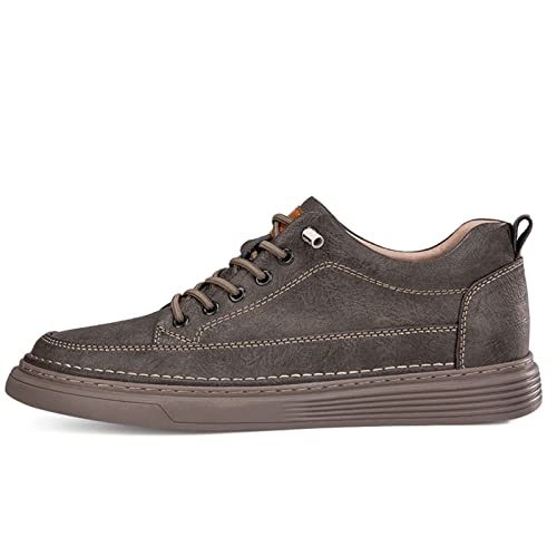 Image of CERYTHRINA Elevator Shoes for Men - Height Increasing Sneakers, 2.5 Inches Taller, Leather Casual Shoes with Height Increase Insoles