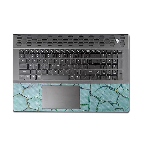 Image of MightySkins Carbon Fiber Skin Compatible With Alienware M18 R1 (2023) Full Wrap Kit - Chipped Paint | Protective, Durable Textured Carbon Fiber Finish | Easy To Apply & Change Styles | Made in the USA