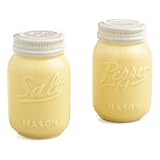 Yellow Ceramic Mason Jar Salt and Pepper Shaker by World Market
