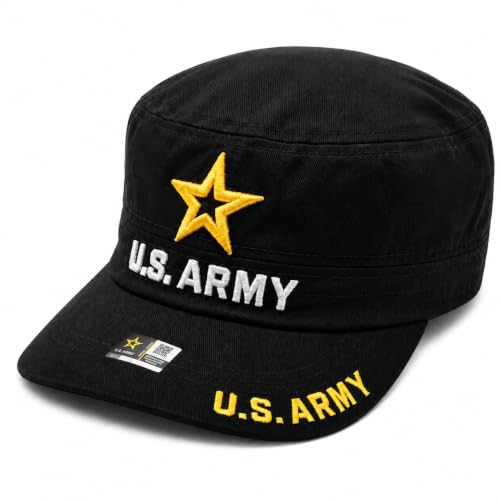 Image of US Army Veteran Hat for Men - Officially Licensed Military Baseball Cap, Gift for Veterans