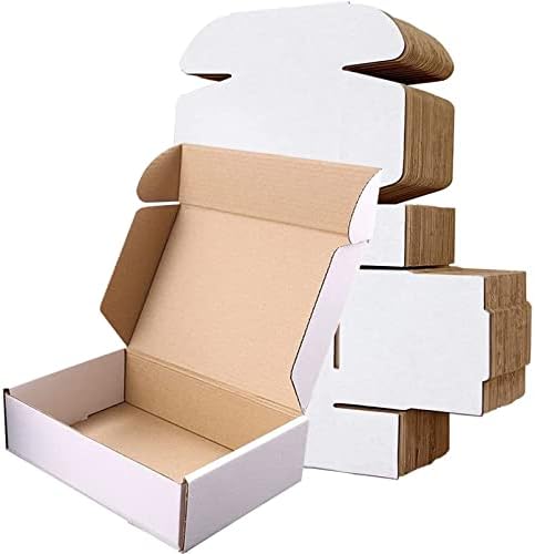 LQQBOX White Shipping Boxes (12 * 9 * 4) inches 20 Pack for Storage and Shipping Packaging Craft Gifts Ginving Products