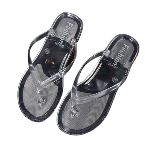 Geerta Women's Minimalist Plain Flip Flops, Casual Soft Comfortable Slippers for Summer Beach, Strap Sandals, Lightweight Non-slip Slippers for Indoor & Outdoor Wear Jelly Shoes Standing All Day