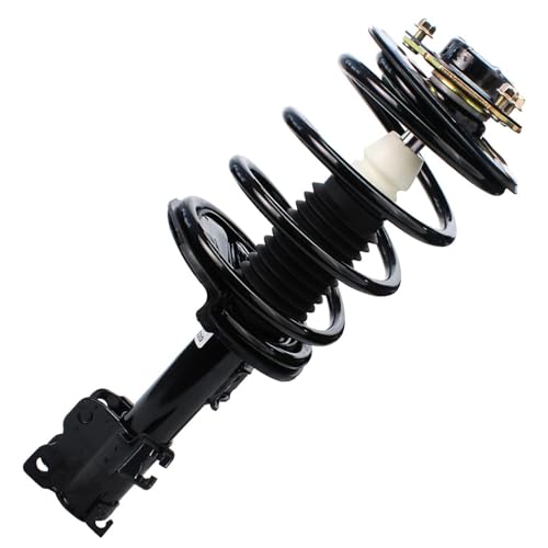 Image of Detroit Axle - 2.5L Struts Shock Absorbers for 2002-2006 Nissan Altima Complete 2 Front Ready Struts with Coil Spring 2 Rear Shock Absorbers 2003 2004 2005 Replacement Strut Assembly