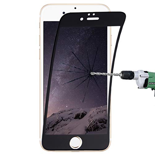 Film Verre Trempé iPhone 6s Anti Casse Flexible 9H Noir Protecteur d'Écran Fissuré