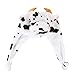 VALICLUD Sombreros Novedosos para Niños Adultos Sombrero de Animal de Peluche Divertido Sombrero de Vaca con Orejas Móviles Sombrero de Disfraz Suministros de Fiesta