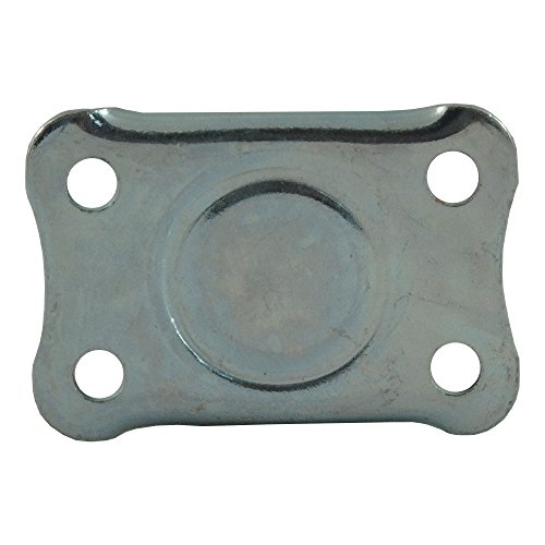 Titan 2" Thermoplastic Rubber (TPR) Rigid Plate Caster Wheel, 90-lb. Capacity, Gray, 2 inch - Image 4