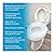 Carex Raised Toilet Seat with Extra Wide Opening - Toilet Seat Riser and Handicap Toilet Seat, White, 1 Count