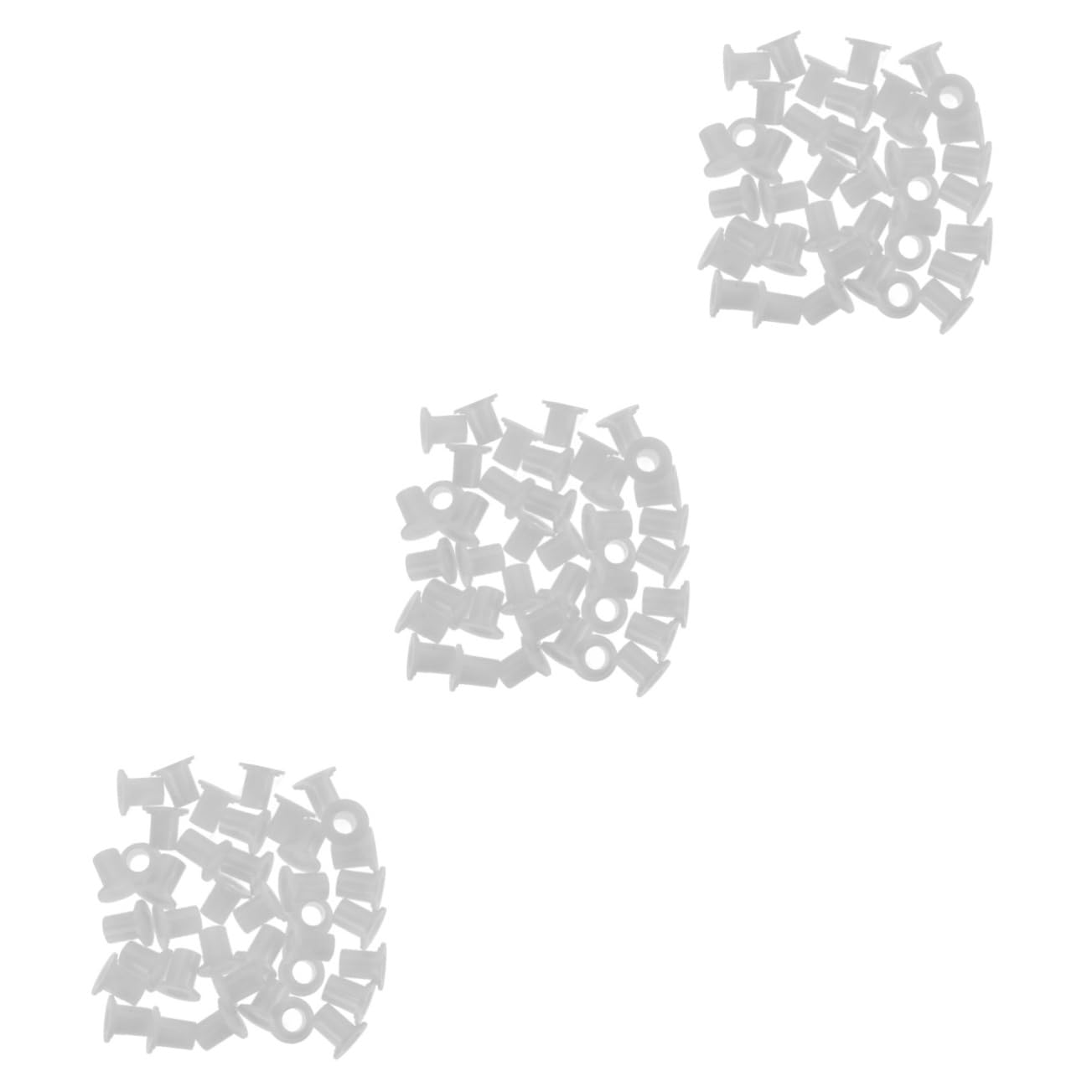 GALPADA 3sets Roller Skate Side Plugs Skate Axle Spacers Set Durable Plastic Easy Install Your Skating Style 40pcs*3