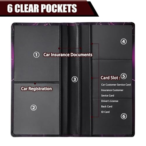 Organizador para Documentos Automotriz PU miniatura 2