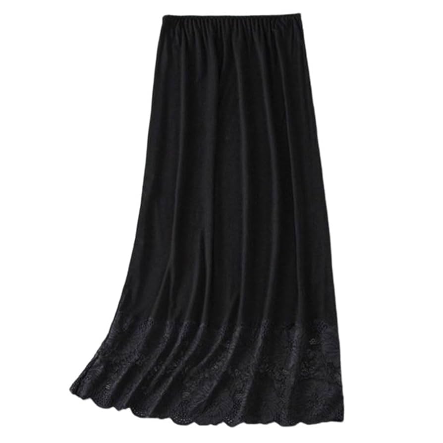 【極美品】 フランシュリッペ オーダーチュールスカート ペチコート レース kakay477672-03.jpg