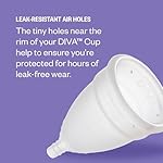 DivaCup - BPA-Free Reusable Menstrual Cup - Leak-Free Feminine Hygiene - Tampon and Pad Alternative - Up To 12 Hours Of Protection - Model 2 - Image 5