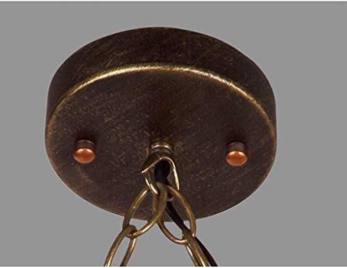 Lustre rétro nostalgique bambou et bois pour éclairage de bar de cuisine - 7