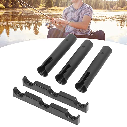 Support de canne à pêche en plastique durable et léger à 3 tubes intégrés
