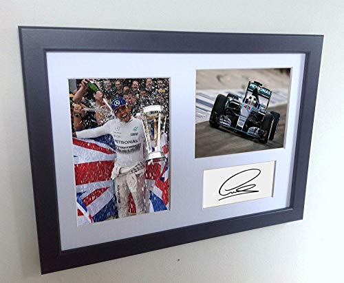 Signed Black Lewis Hamilton 