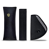 QUNXON Children's Seat Belt Pad Set, Adjustable Car Seat Belt Pads Waist Belt Pads Removable Belt Protection Children S Car Shoulder Pads Belt Protector For More Comfort On The Travel Starry Sky