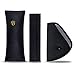 URAQT Coussin Ceinture Securite Enfant, Oreiller Amovible+Voiture Ceinture de Sécurité+ Coussinets d'Epaule, ceinture de securite enfant de Voiture pour les Enfants Protéger Cou/Epaules, Noir