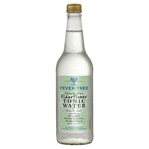 Fever Tree Elderflower Tonic Water (500ml) Pack of 6 by