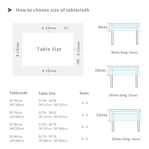 GLORY SEASON Linen Rustic Burlap Washable Tablecloth,Solid Heavy Weight Tan 60 x 120 Rectangle Overlay Lace Edge Table Cover for Kitchen Dinning Decoration