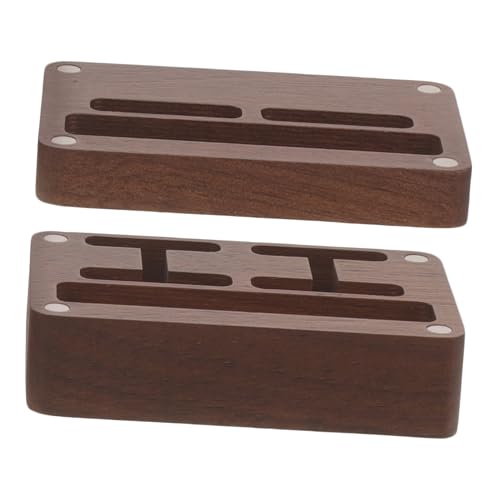 COLLBATH Scatola Porta Gemelli in Legno Pregiato Piccola e Compatta Per Viaggio e Custodia Minimalista Ed Elegante Per Accessori Uomo Organizer Versatile Per Regali e Uso Quotidiano