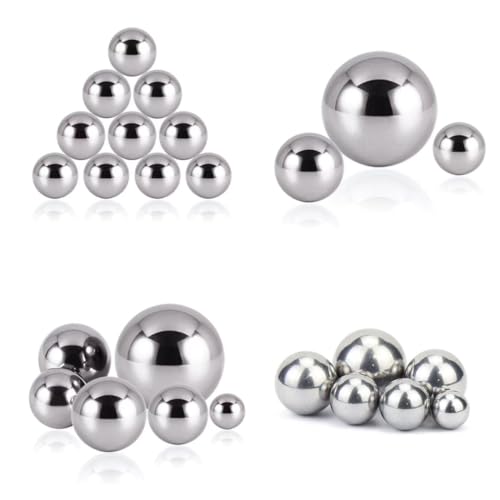 ZYsteelball-(80pcs, 10mm) Chrome Steel Bearing Balls Precision Ball G25