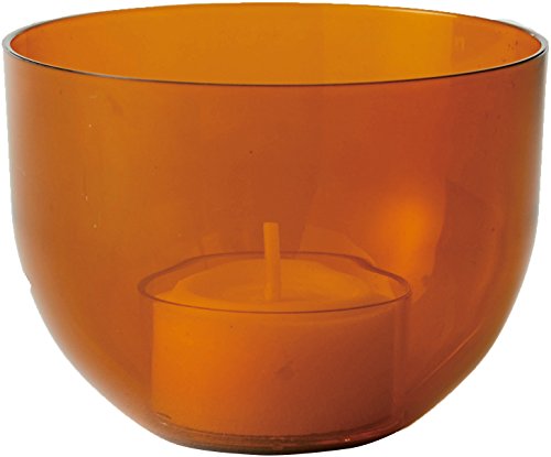 カメヤマキャンドルハウス アロマティカルバスキャンドルカップ アンバー キャンドル1個付