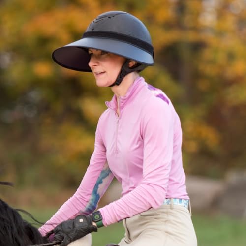 Image of Sport Visors | Helmet Sun Protection Visor with Gripper | One Size Fits All | Mens and Womens Visor Hat