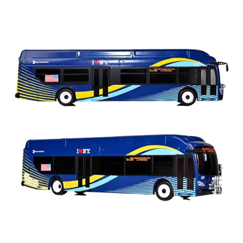 Iconic Replicas NFI Xcelsior XN40 Transit Bus Bank: MTA New York City 1:43 ABS Plastic Model