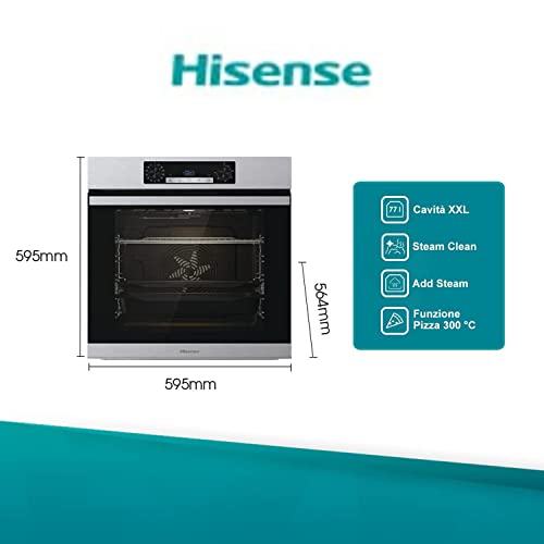 HISENSE four encastrable multifonction nettoyage manuel BSA65226AX - vue 4