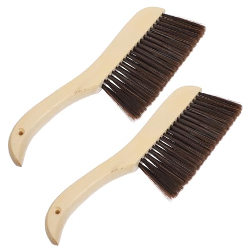 HEALLILY Extendable Handle Dust Brush Set Soft Bristles for Upholstery Beds Sofas Efficient Lightweight